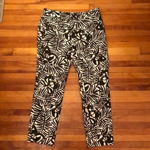 Kate Spade tropical floral print pants